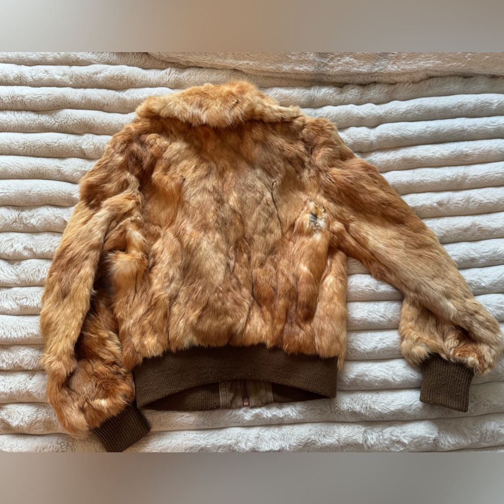 Vintage Dino Ricco Rabbit Fur Coat - Picture 2 of 4